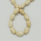 Perles de pierres gemmes TURQ-S194-14x8mm-1-2