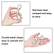 Unicraftale Double Ended Stainless Steel Lobster Clasp Snap Hook STAS-UN0014-71B-P-3