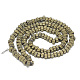 Electroplate Non-magnetic Synthetic Hematite Beads Strands G-T061-47D-2