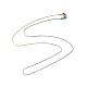 Ionenplattierung (IP) 304 Schlangenkette aus Edelstahl für Männer und Frauen NJEW-G076-01C-M-2