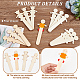 OLYCRAFT 120pcs Unfinished People Shaped Craft Sticks Natural Wood People Sticks 5.5 Inch High Creativity Wooden Sticks Blank Wood Cutouts Slices for DIY Painting Arts Craft Projects - 4 Styles WOOD-OC0002-98-4