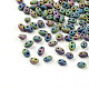 Perles de rocaille avec 2 trou X-GLAA-R159-M603-1