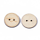 2-Hole Printed Wooden Buttons BUTT-T006-010-2