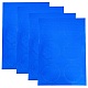 粘着ステッカー  シールステッカー  長方形  ブルー  168x115x0.1mm  ステッカー：45mm  パッケージ：215x123x2mm  6個/袋 DIY-WH0181-06A-1