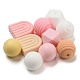 Olycraft 10 Style Silicone Beads SIL-OC0001-02-2