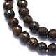 Chapelets de perles en bronzite naturel G-K310-A13-6mm-3