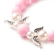 Bracelets extensibles en perles acryliques pour enfants BJEW-JB07786-5