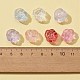 64 pièces 8 couleurs galvanoplastie transparente et cuisson des perles de verre peintes GLAA-FS0001-37-2