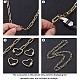 Brass Paperclip Chains CHC-G007-01G-10