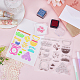 Clear Silicone Stamps DIY-WH0504-64B-4