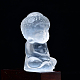 Buddha-Figuren aus natürlichem Selenit DJEW-PW0021-01-2