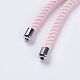 Nylon Twisted Cord Armband machen MAK-F018-13P-RS-3