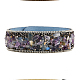 Flannelette Snap Bracelets BJEW-N0011-003C-1