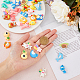 SUPERFINDINGS 36Pcs 18 Styles Opaque Animal Resin Cabochons with 80Pcs Acrylic Double-Sided Glue Point Dots Cute Cartoon Fish Tortoise Sea Horse Slime Charms Undrill Flatback Embellishments CRES-FH0001-14-3