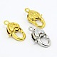 Mixed Alloy Lobster Claw Clasps PALLOY-N0049-07M-1