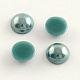 Cabochon in vetro opaco con perle perlato PORC-S801-6mm-22-1