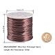 BENECREAT 18 Gauge (1mm) Aluminum Wire 492FT (150m) Anodized Jewelry Craft Making Beading Floral Colored Aluminum Craft Wire - Brown AW-BC0001-1mm-11-4