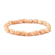 Bling imitation pierres précieuses perles de verre en forme de larme bracelet extensible pour les femmes BJEW-JB07421-9