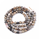 Brins de perles de rhodonite argentine naturelle G-S361-4mm-014-2