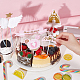 SUPERFINDINGS 4Pcs 2 Colors Resin Wing & Star Cake Topper DIY-FH0002-91-3