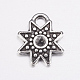 Tibetan Style Star Pendant Rhinestone Settings X-EA10442Y-2