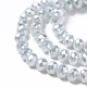 Opache perle di vetro fili GLAA-H022-01A-3