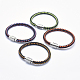 Braided Microfiber Leather Cord Bracelets BJEW-G591-B-1