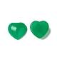 天然石マレーシアジェイドカボション  染め  平らな背中の心臓  9~9.5x10x3.5~4mm G-G994-H01-01-2
