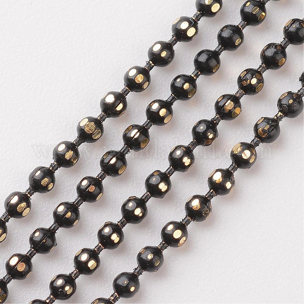 Wholesale Brass Faceted Ball Chains
