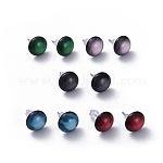 18*25mm Oval Transparent Epoxy Domes Resin Cabochon Sticker,thick About 1.3mm 200pcs/lot