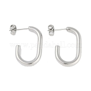 Некорневая серьга-гвоздик из нержавеющей стали 304 EJEW-C103-03P