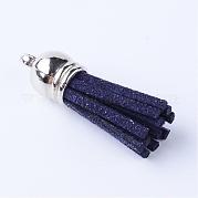 Искусственные замши кисточкой подвесные украшения FIND-T002-A04