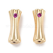 Латунные микро проложить кубического циркония KK-C051-57G-02