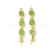 Латунные стеклянные винты с ушком KK-K399-15G