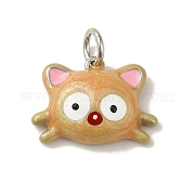 Подвески из латуни с эмалью в стойку KK-S366-03P