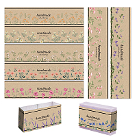 9 Styles Flower Wrap Tape 90pcs Handmade Soap Wrapper Vintage