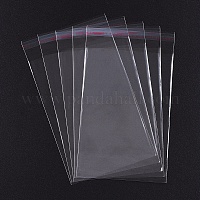 100 pc Plastic Zip Lock Bags, Resealable Packaging Bags, Top Seal, Self  Seal Bag, Rectangle, Clear, 24x16cm, Unilateral Thickness: 1.6 Mil(0.04mm)