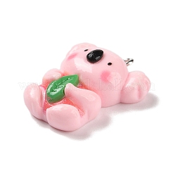 Süße Anhänger aus undurchsichtigem Harz in Tierform&nbsp;FIND-B035-01