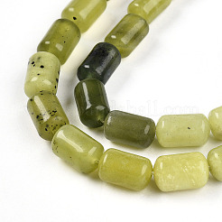 Natur Xiuyan Jade Perlen Stränge&nbsp;G-N346-01B-12