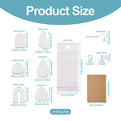 DIY Sublimation Ohrhänger-Sets zum Herstellen&nbsp;DIY-BY0001-36