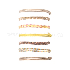 14 ensemble de bracelets en cordon de coton 7 couleurs pour hommes et femmes&nbsp;BJEW-FS00025-03