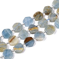 Natürliche blaue Calcit Perlen Stränge&nbsp;G-P534-A24-02