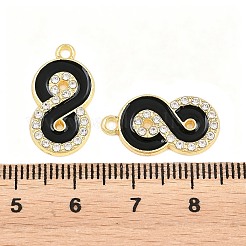 Pendentifs en alliage émaillé noir&nbsp;FIND-C095-08G