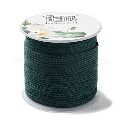 Cordon tressé en polyester de 20 m pour la fabrication de bijoux&nbsp;OCOR-G015-04A-08
