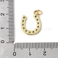 Ottone micro spianare pendenti zirconi&nbsp;KK-H267-023B-G