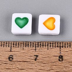 Cuentas de esmalte acrílico opaco&nbsp;SACR-Q001-19A