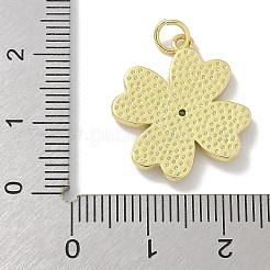 Pendentifs avec zircon cubiques à micro-pavés en laiton&nbsp;KK-M300-20G-01
