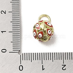 Messing Emaille Anhänger / charms&nbsp;KK-E092-12G-03