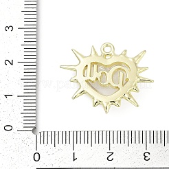 Aluminium Anhänger & Charms&nbsp;PALLOY-R151-10G-04