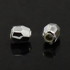 Kunststoffbeschichtung Acryl facettiert rund Perlen&nbsp;PACR-L002-4mm-S